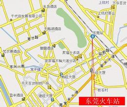 长安镇火车站地图,长安镇火车站位置